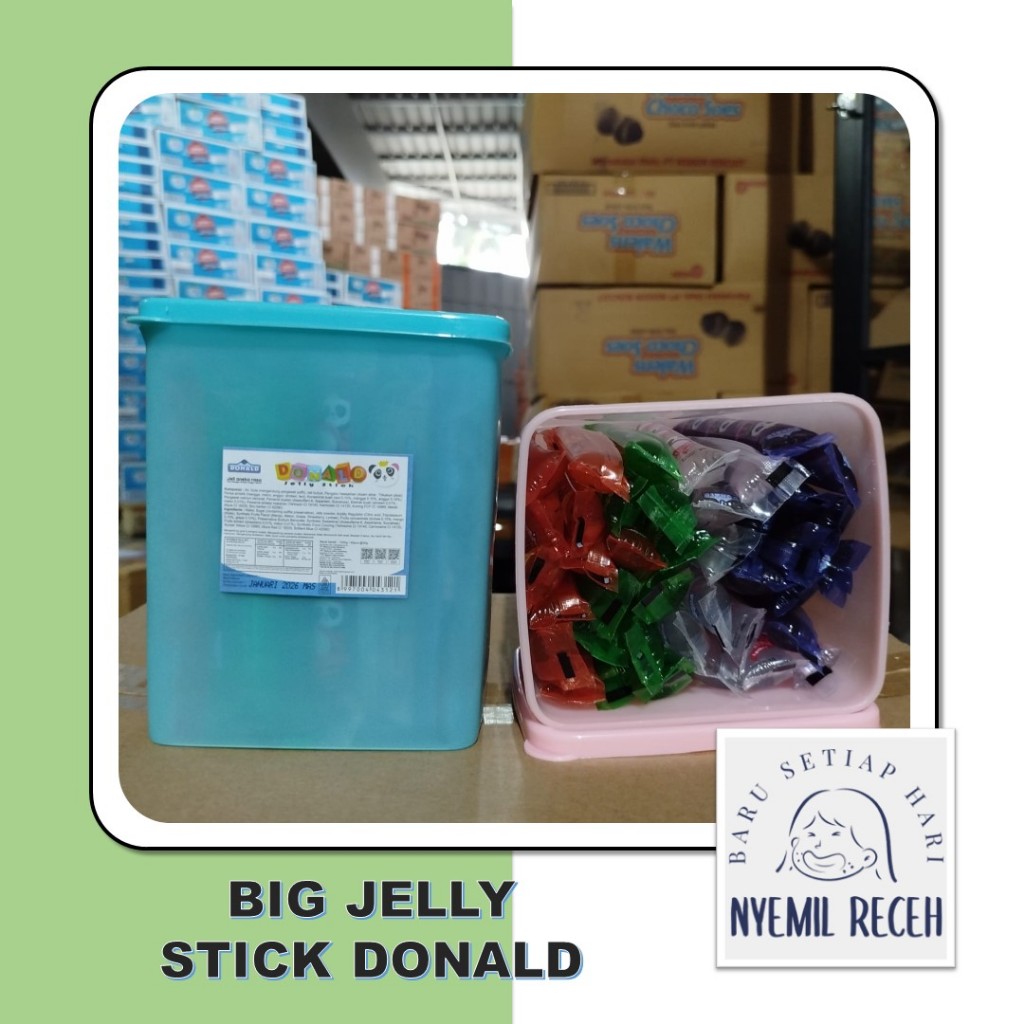 

Big Jelly Stick Donald Aneka Rasa Bonus Toples Isi 40 Pcs