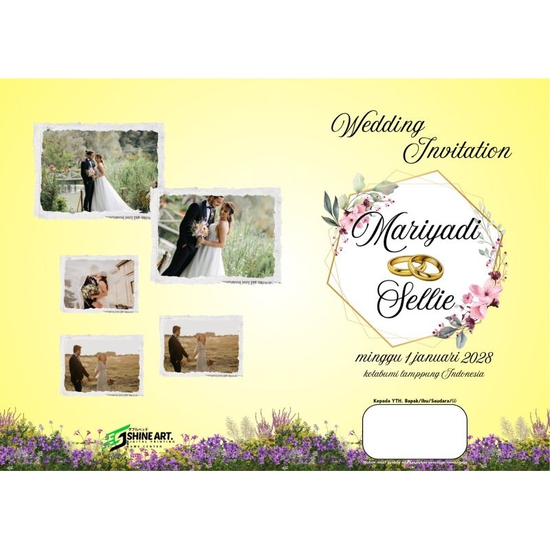 

Undangan pernikahan aesthetic