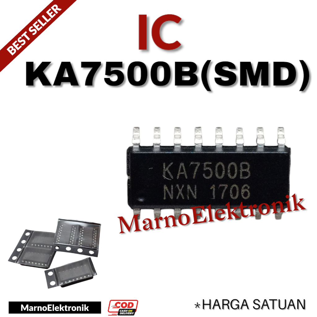 IC KA7500B KA 7500B KA7500 KA 7500 SMD ASLI ORIGINAL ORI