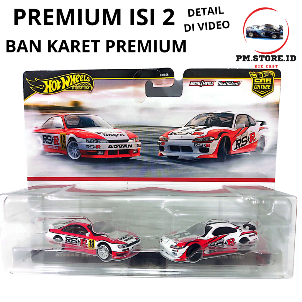 Hot wheels premium car culture two pack nissan 240sx vs nissan silvia