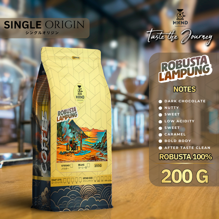 

KOPI ROBUSTA LAMPUNG 200 GRAM | MKND COFFEE