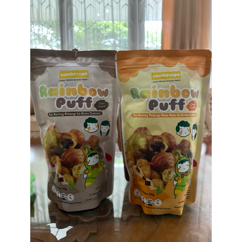 

Snack Anak Sayuran - Pelangi Puff Sus Kering Sunkrisps