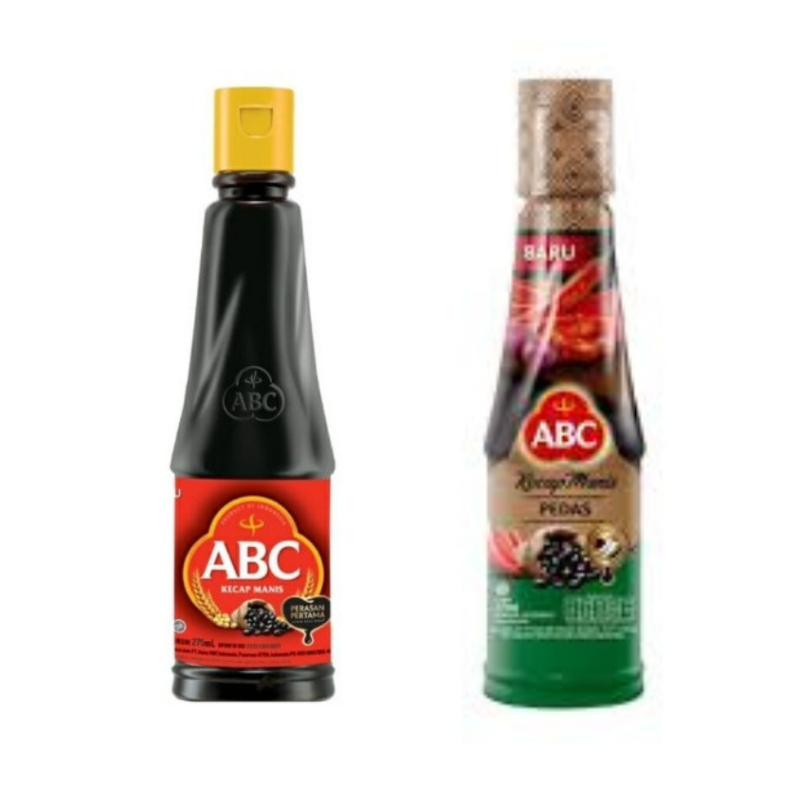 

ABC Kecap Manis & Kecap Pedas kemasan botol 275 ml