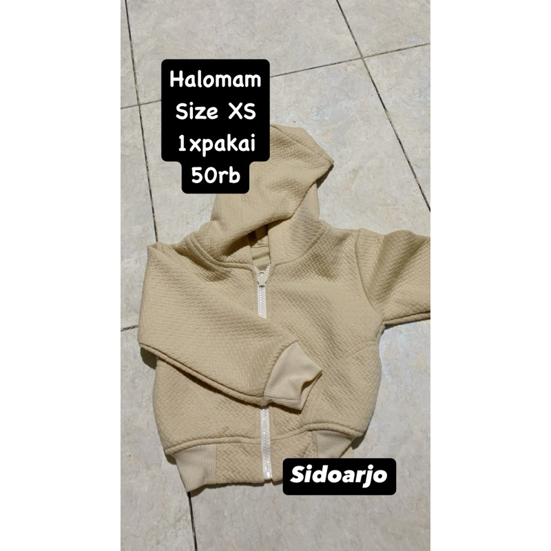Sidoarjo Hoodie Halomam Size XS 50rb