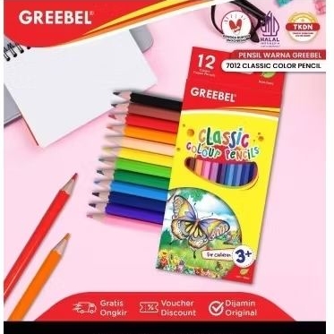 

Greebel Classic Color Pensil Warna 12W panjang