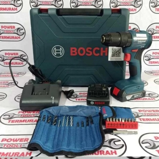 

Bor Tembok 13mm Bosch GSB 185-LI (2 Battery + 1 Charger + 23 pcs Acc)