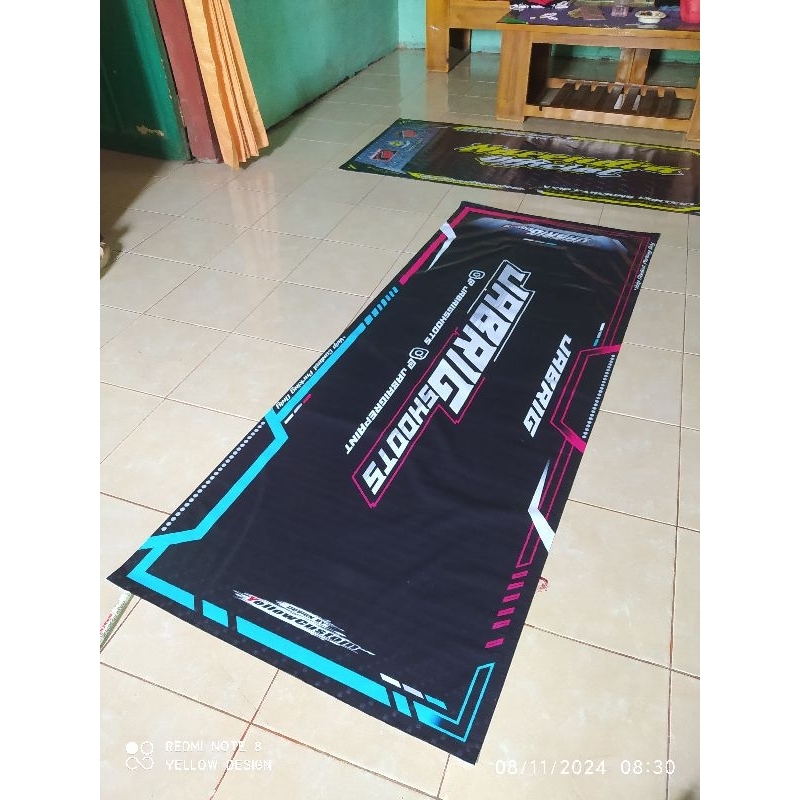 BANNER KARPET ALAS MOTOR KONTES CUSTOM