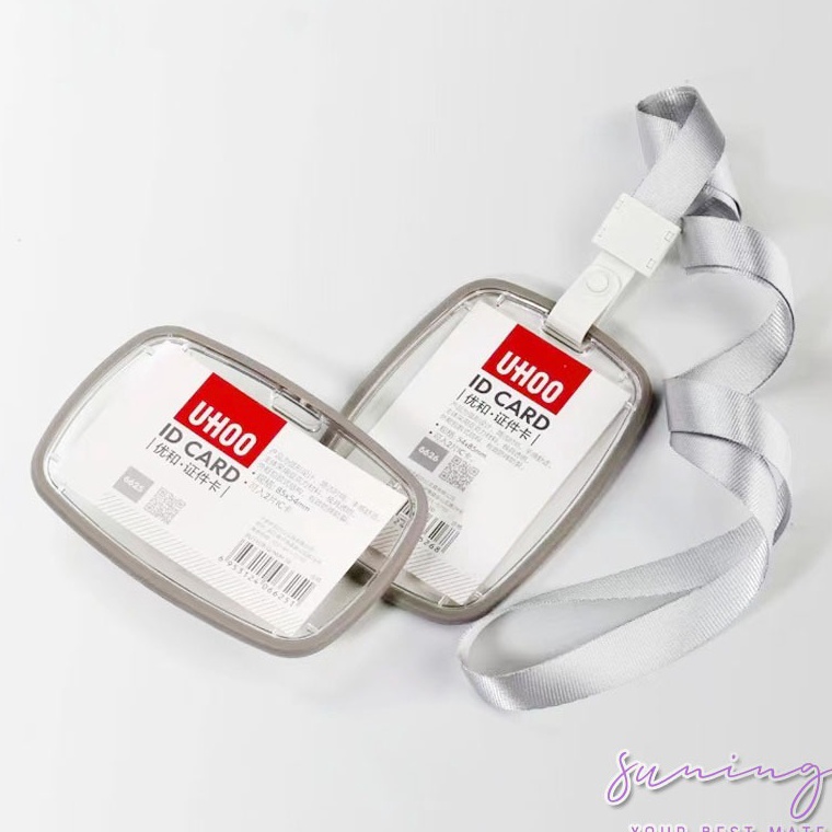 

Dijamin Ekonomis Casing Tempat ID Card KaretCard holder Transparent Badge ID Card casing Kartu pegawaiSuning Mall