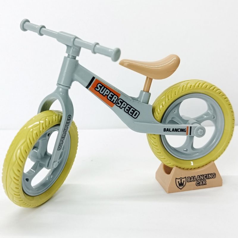DIY PUZZLE MERAKIT Balance bike Merakit sepeda keseimbangan untuk mainan atau hiasan meja belajar