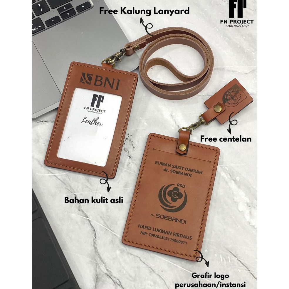 

Promo Terlaris LANYARD ID CARD HOLDER KARYAWAN PEGAWAI BANK BUMN ASN BAHAN KULIT BISA 1 HARI JADI