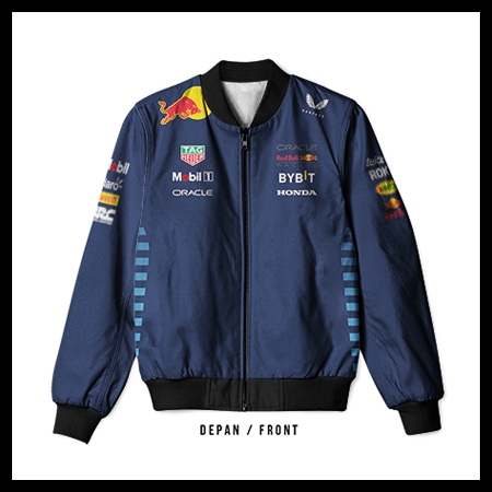 Jaket Bomber Redbull art - 2 Tim F1 Racing Series Dewasa Printing sublime - The luminos store -