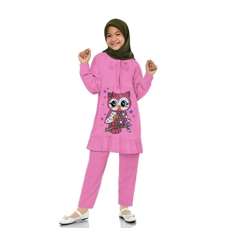 Ulikids Setelan Baju Anak Perempuan Karakter