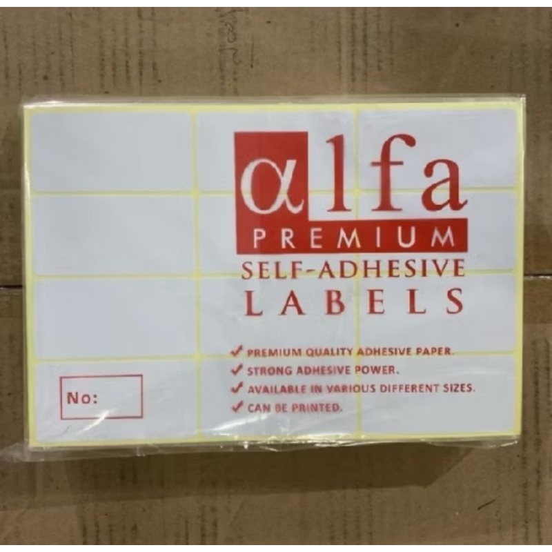 

LABEL STIKER ALFA 1 pak(7 lembar)