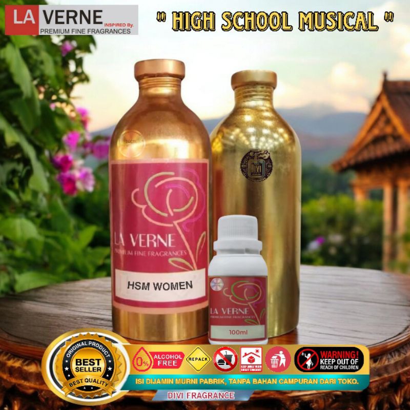 CODE-AL | HSM WOMEN BIBIT MURNI by. LA VERNE, REPACK 100ML. JAMINAN MURNI ORIGINAL PABRIK TANPA CAMP