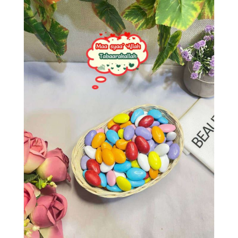 

Cokelat Cikoleb Warna Warni Cantik Manis* isian almond