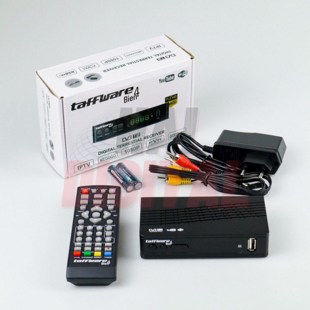 TV Digital Receiver Set Top Box STB Taffware DVBT2 Full HD 1080p for TV LCD LED Tabung