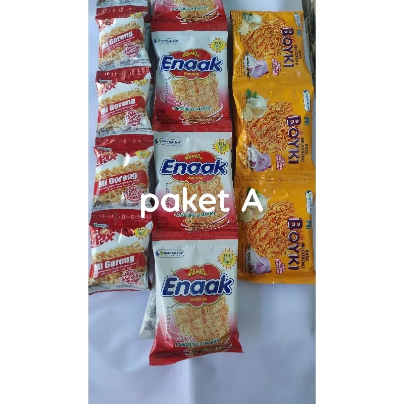 

[paket hemat] paket Snack mie boyki soba spix suki