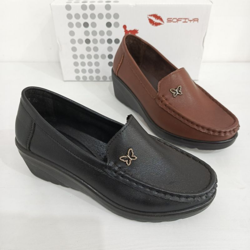 Sepatu Wedges Sofiya 2218-12 | Sepatu Pantofel Wanita Merk Sofiya Original Import