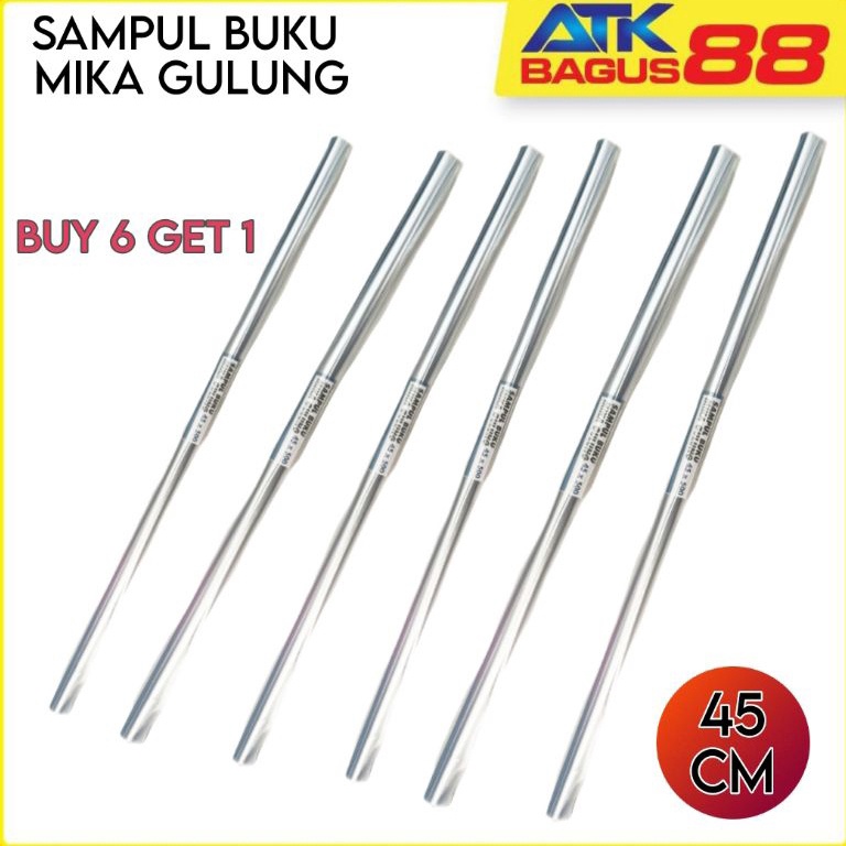 

KODE HLIEW Buy 6 get 1 Sampul Buku Mika Gulung 45x3Sampul MikaSampul Buku