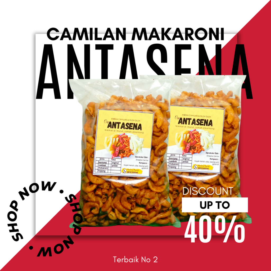 

Makaroni Goreng Bantet Pedas Daun Jeruk 500gr