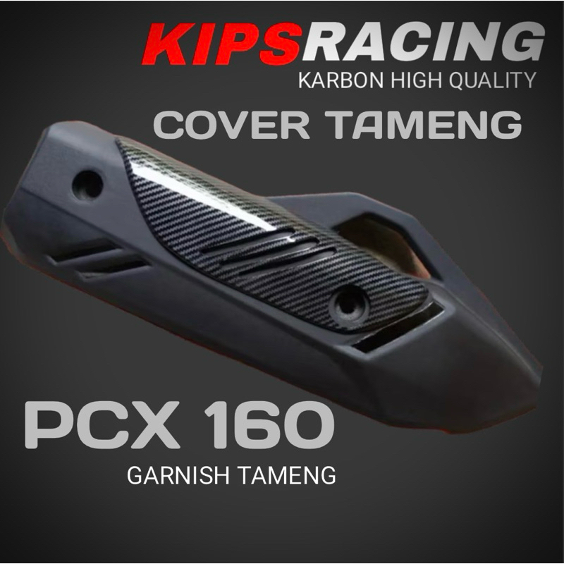 GARNISH CARBON TUTUP KNALPOT VARIO 160 ▪️garnish tutup knalpot PCX 160 carbon