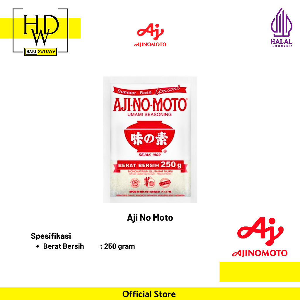 

[250 gr] Ajinomoto Penyedap Rasa MSG
