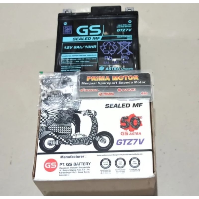 AKI KERING N MAX NMAX AKI ACCU GTZ7V GS ASTRA N MAX