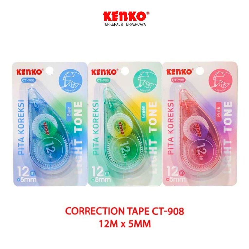 

Correction Tape Kenko CT-908 Light Tone