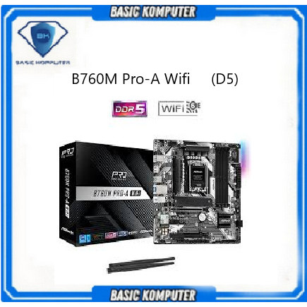 ASROCK B760M Pro-A Wifi (INTEL,B760,DDR5)