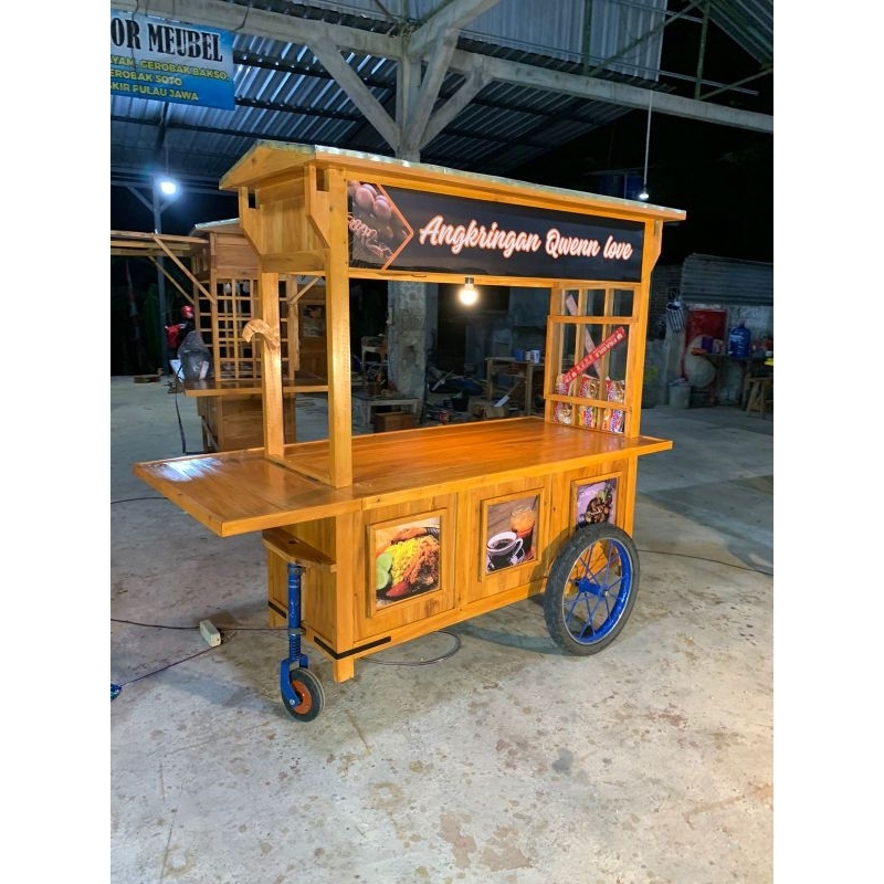 Gerobak angkringan warmindo