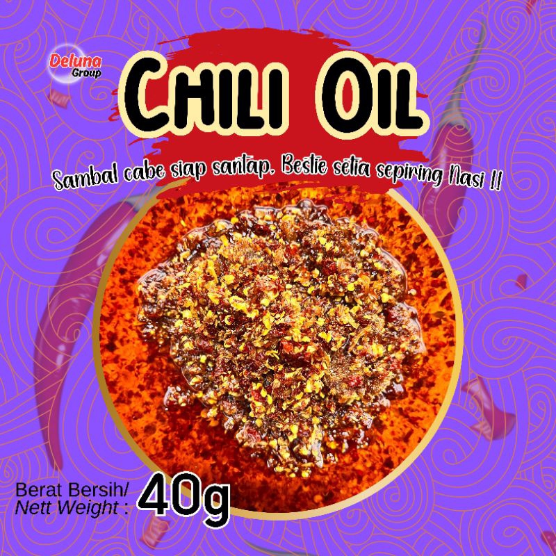 

chili oil kemasan kecil siap makan