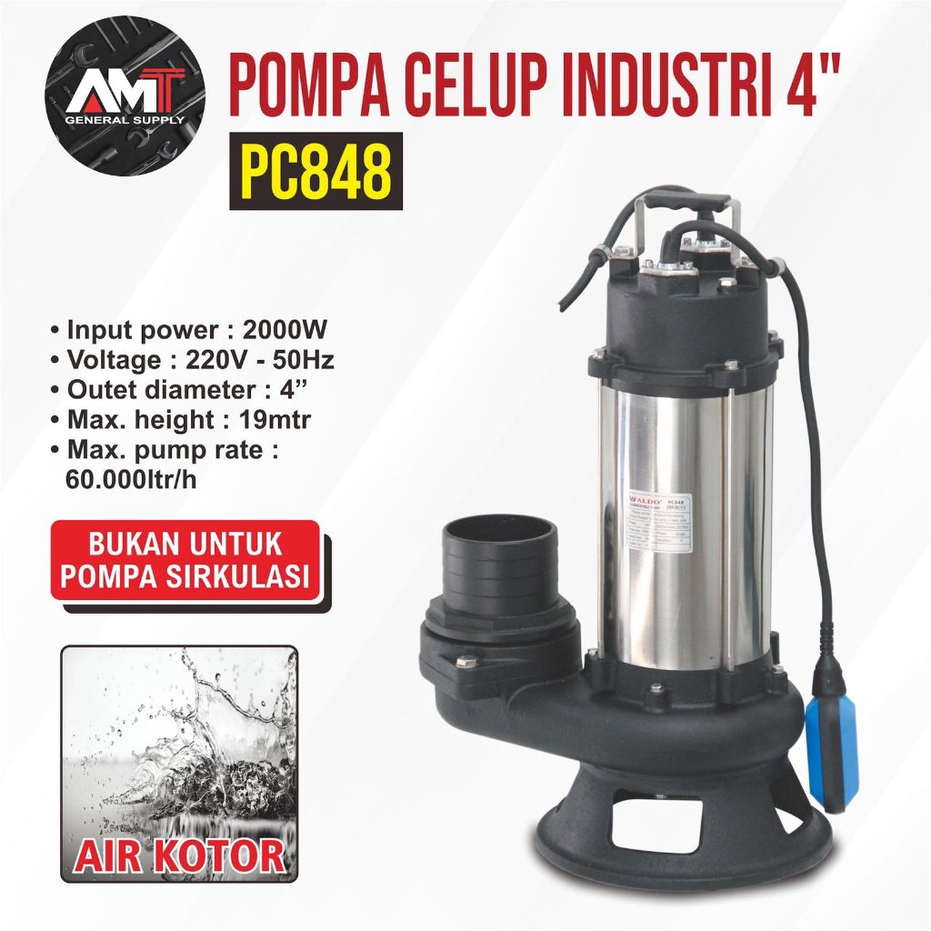 Pompa Celup Cast Iron / Pompa Celup Industri 4" PC848 ALDO