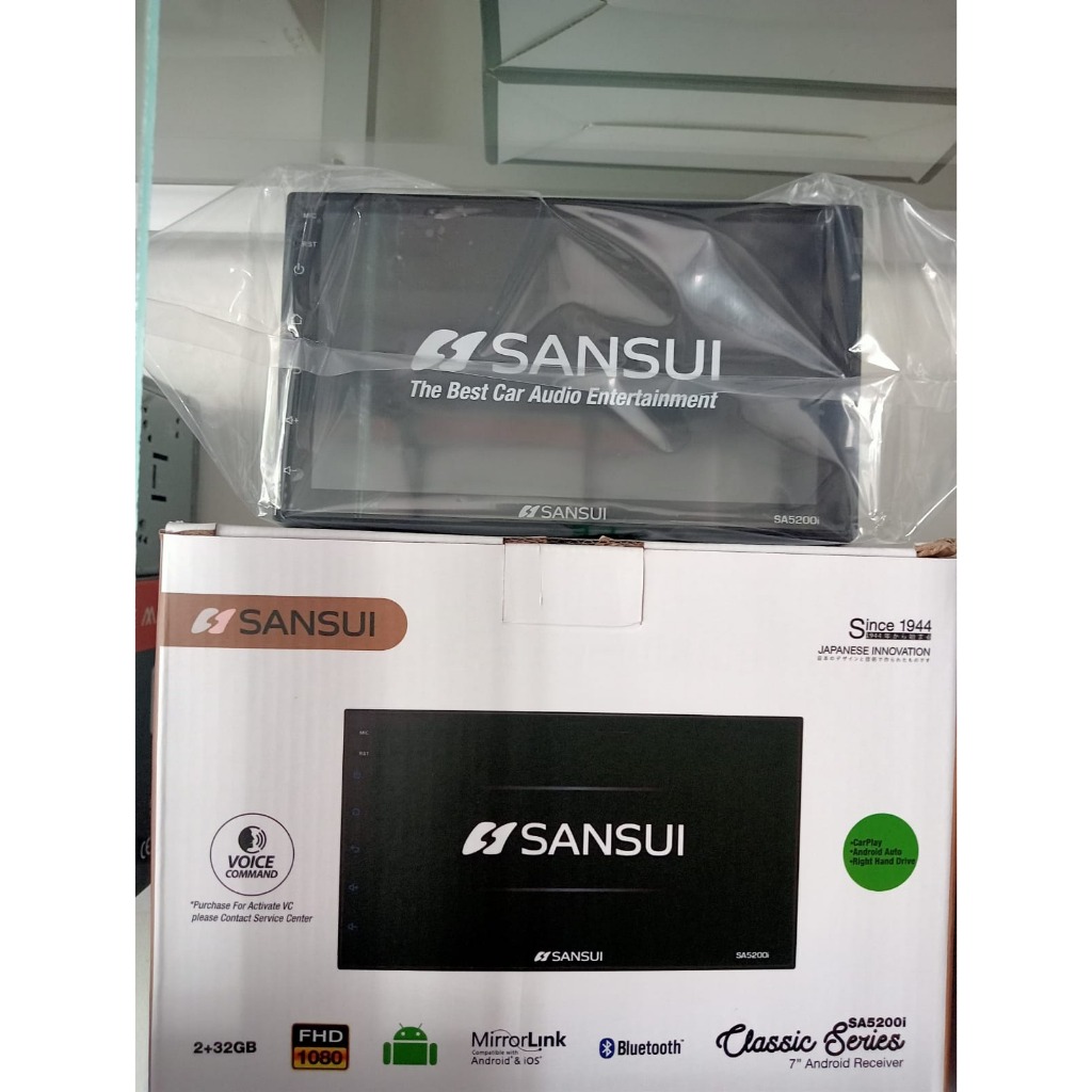 head unit 2din sansui 7inch android
