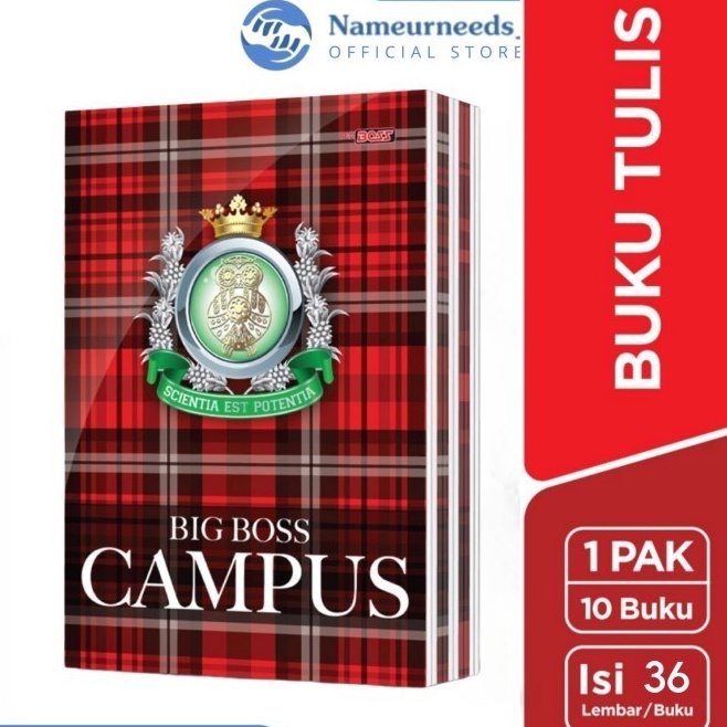 

KODE KF9SW Buku Tulis BigBoss Campus 36 Lembar 1Pcs