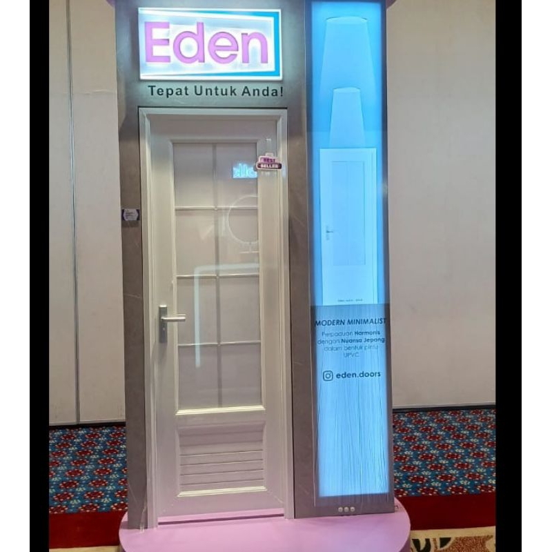pintu kamar mandi WC uPVC Eden A060