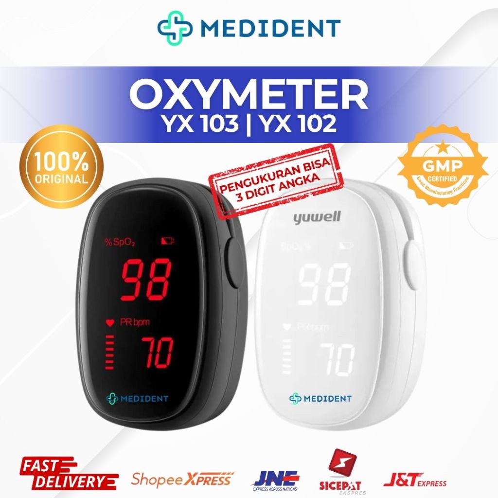 Oxymeter yuwell / oximeter oksigen yuwell / Oksimeter oksigen / alat kesehatan pengukur oksigen / al