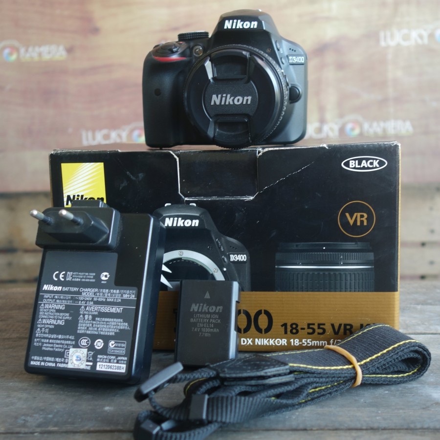 KAMERA NIKON D3400 KIT AF-P 18-55mm VR / Nikon D3400 Second