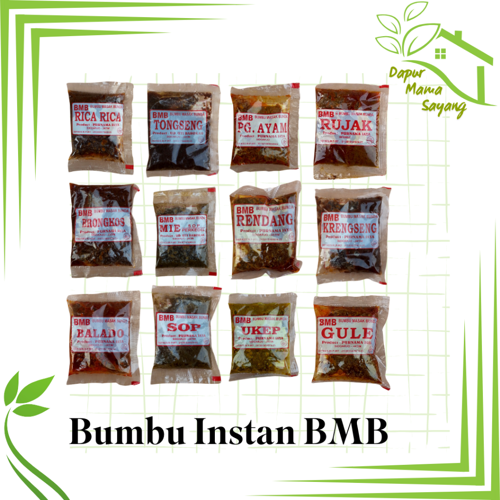 

Bumbu Masak Instan BMB / bumbu instan / bumbu masak / bumbu bmb / Sidoarjo Surabaya
