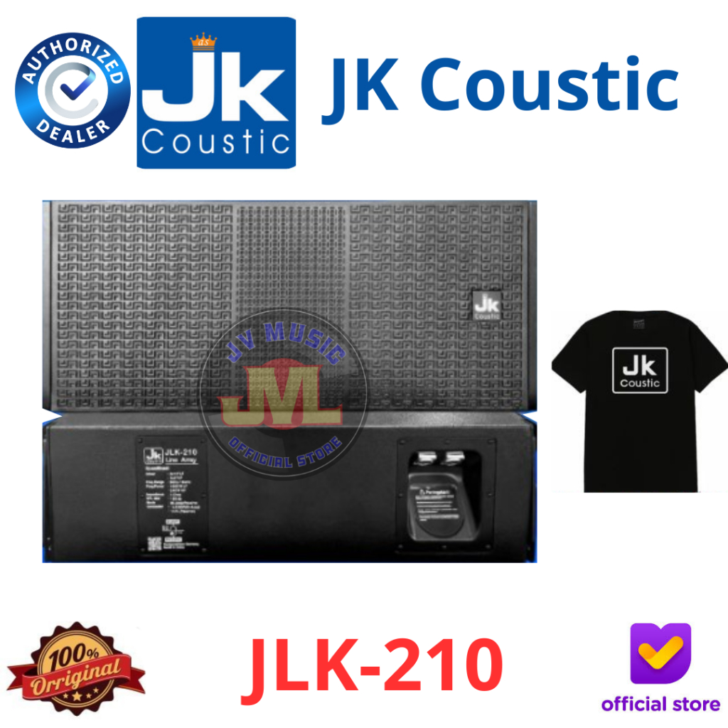 JK Coustic JLK210 2x10-Inch Speaker Line Array Pasif JK Coustic JLK-210 Linearray