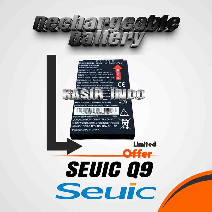 BATERAI SEUIC Q9 LITHIUM-ION PDT PDA MOBILE SCANNER SEUIC Q9