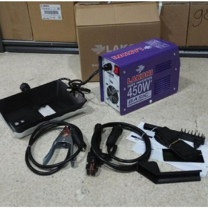 Mesin Las LAKONI 450 Watt Basic 124ix - LAKONI IGBT INVERTER 450 WATT trafo las lakoni tinggal pakai