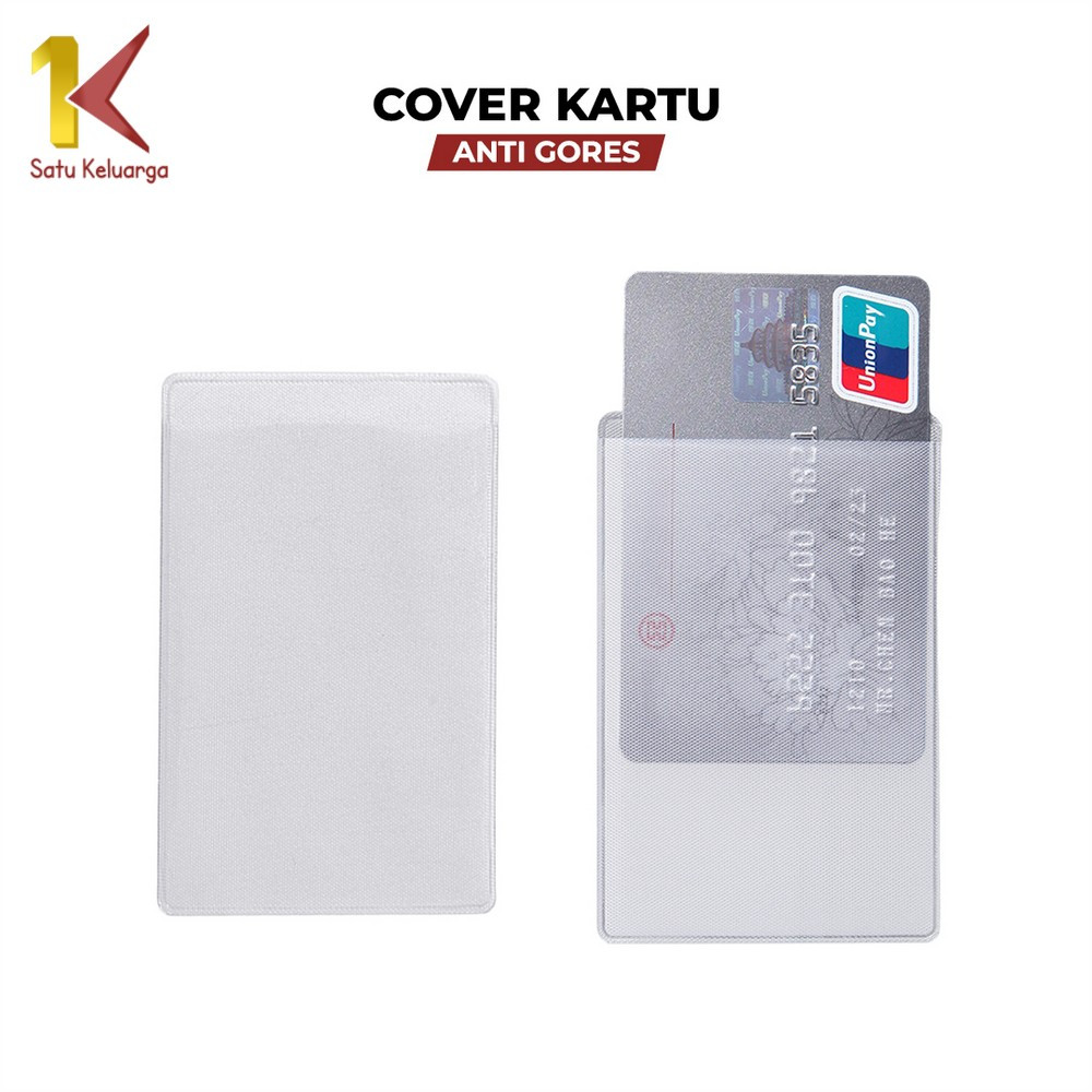 

Satu Keluarga Plastik Pelindung Kartu C1203 Sampul Cover Transparan Tahan Air Serbaguna