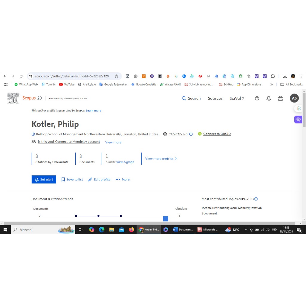 Bonus ID Scopus Pendampingan Fast Track Jurnal International Bereputasi Scopus