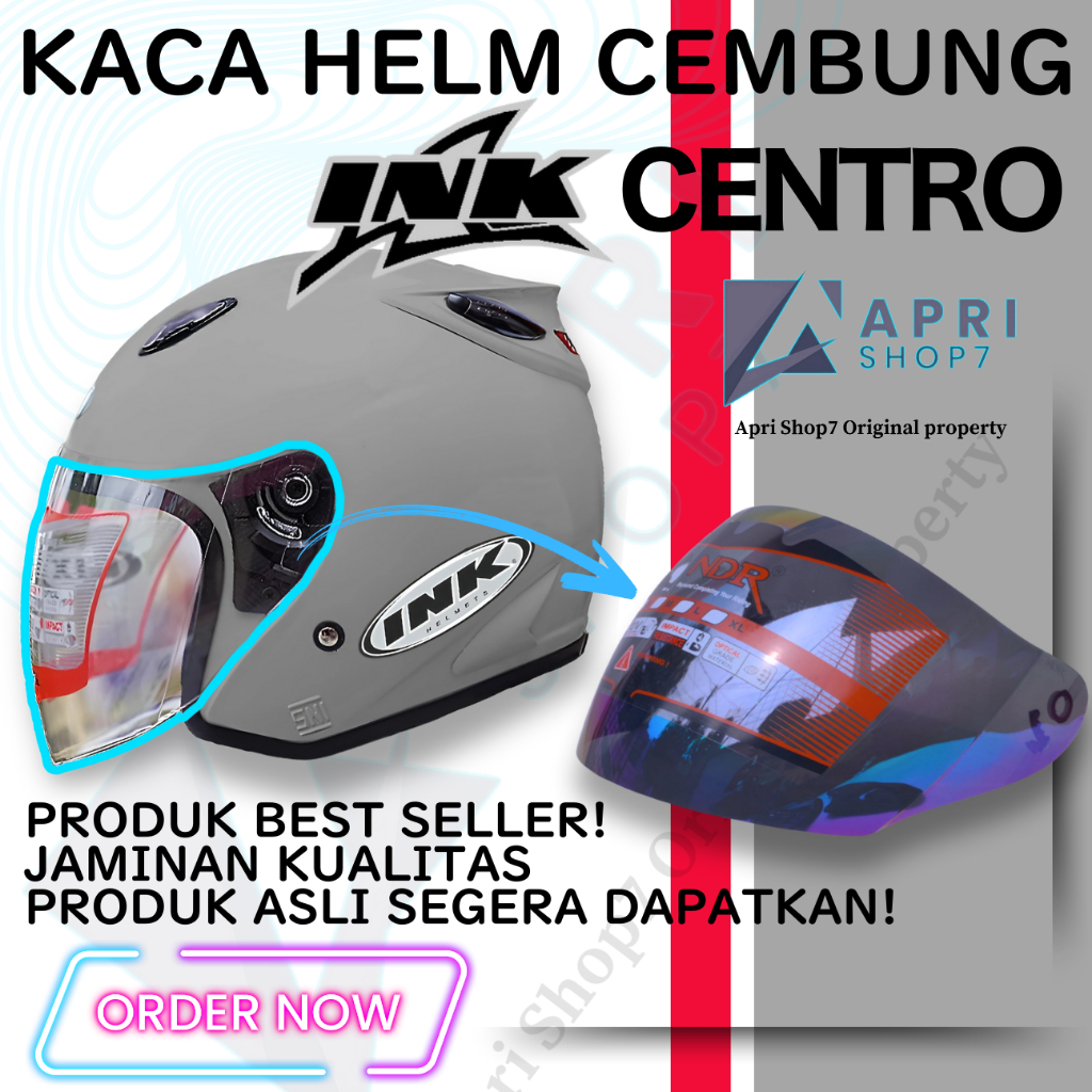 Kaca Helm INK CENTRO Visor Helmet CEMBUNG venom open ink centro 2