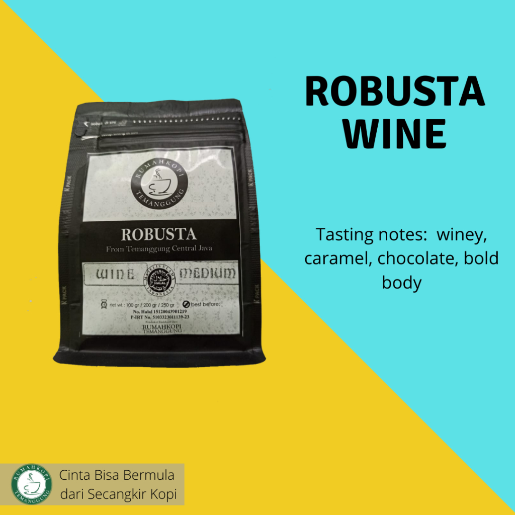 

Kopi Robusta Temanggung Wine 200 gram