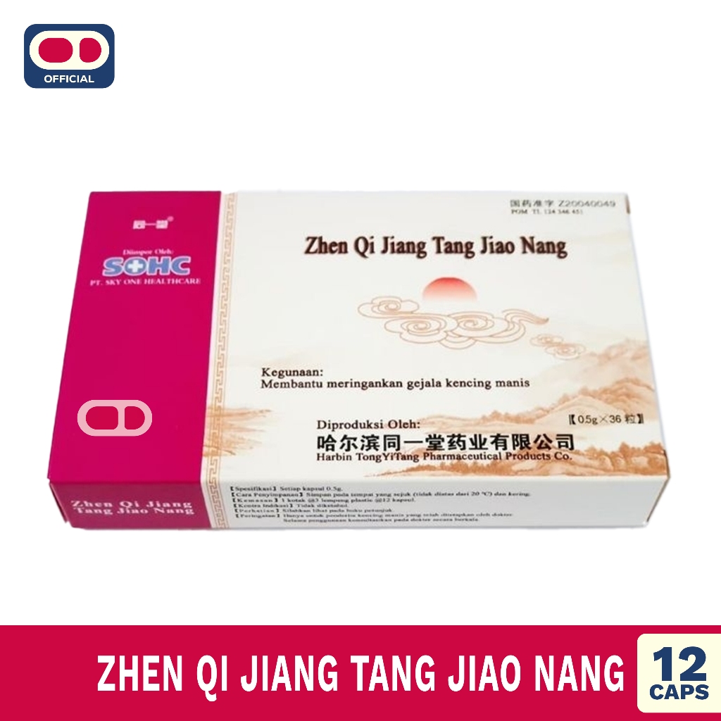 Zhen Qi Jiang Tang Jiao Nang Original | Obat Diabetes