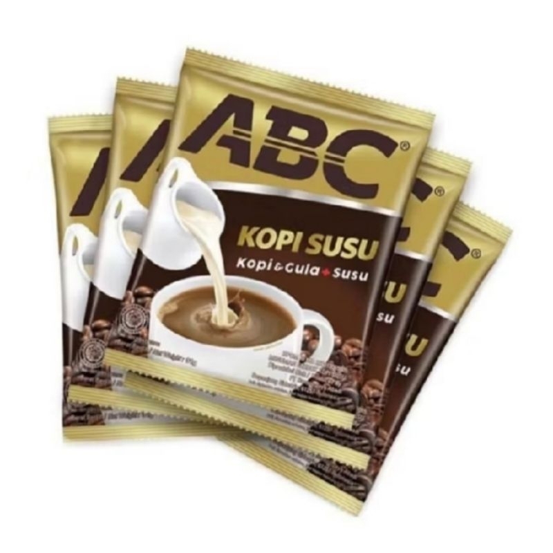 

ABC kopi susu renceng 10 sac
