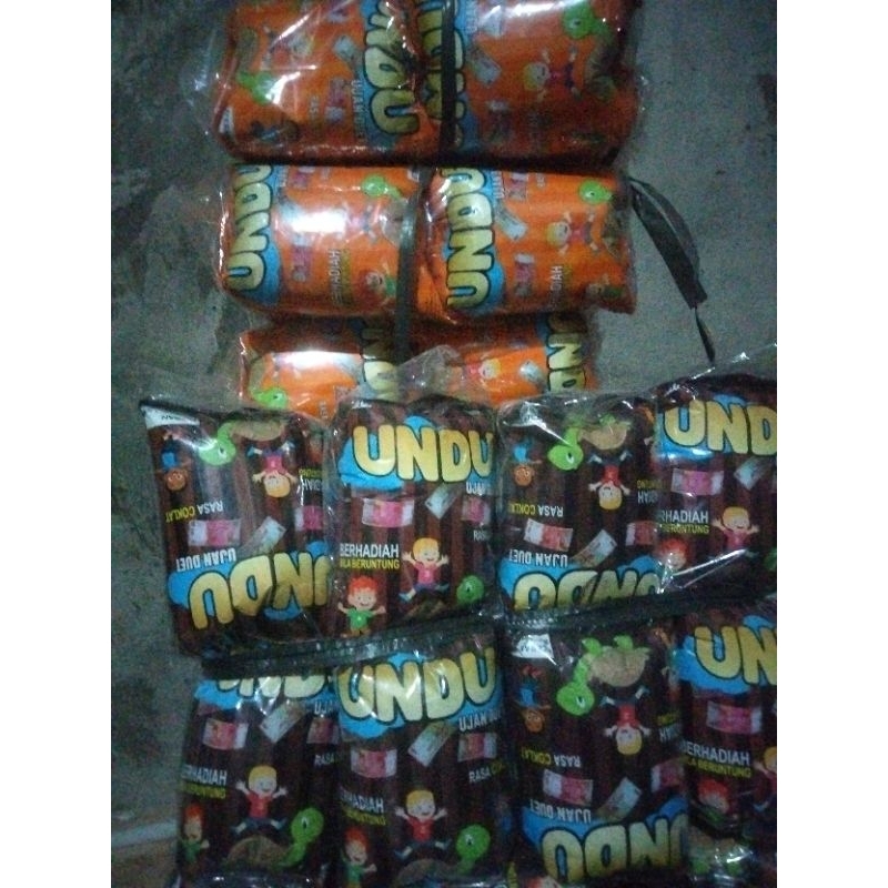 

Jajan Berhadiah UNDU (Ujan Duit) 1pak isi 10pcs