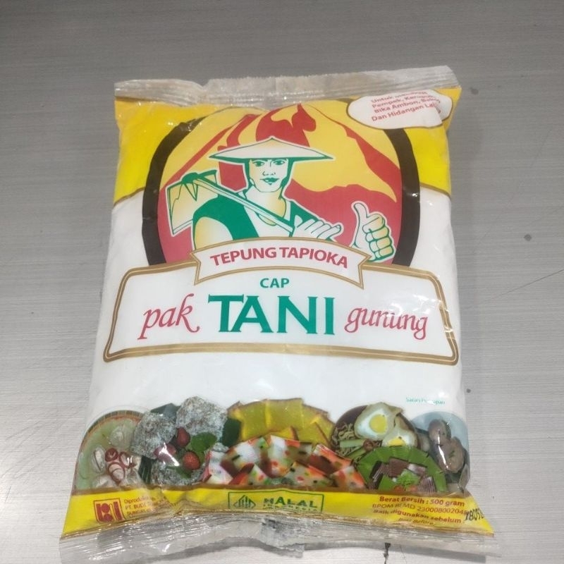 

Tepung tapioka pak tani/tapioka/tapioka gunung/500gr