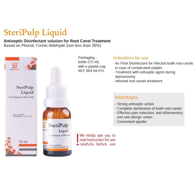 STERIPULP LIQUID 15ML // CRESOPENE // STERILISASI